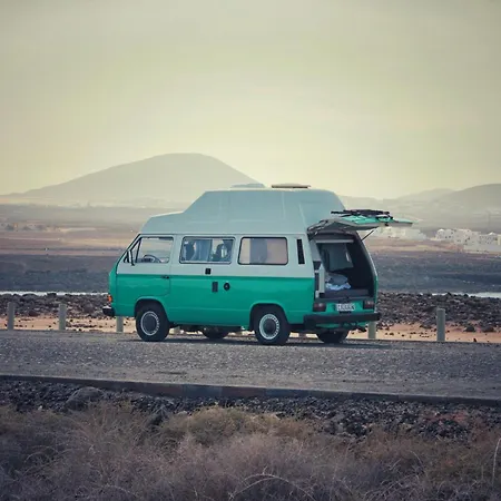 Kamp alanı Camelvans Lanzarote California Volkswagen T3 Famara